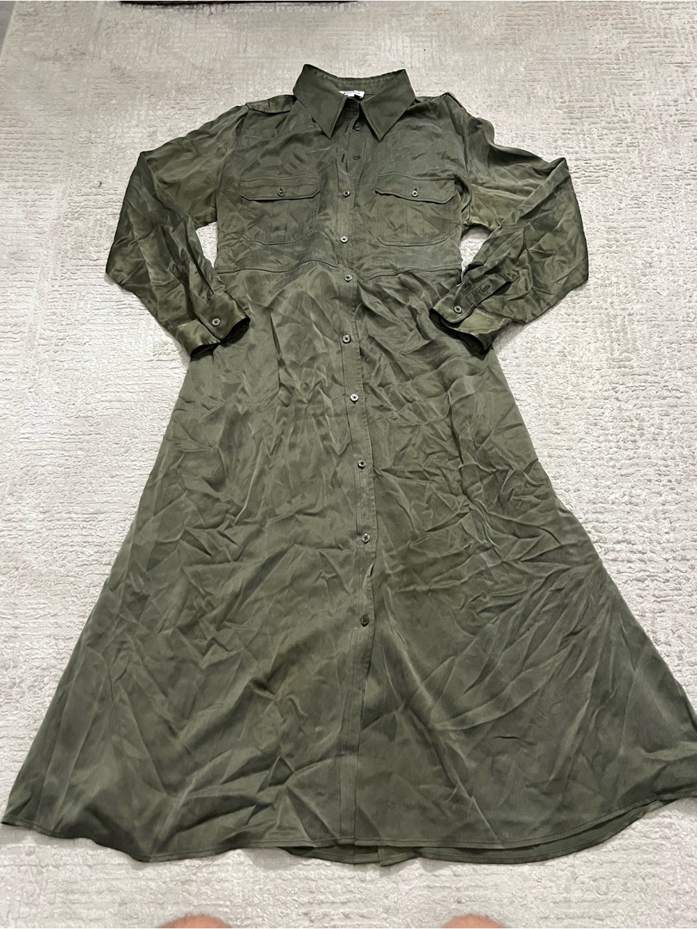 Lilysilk Button Down Shirt Dress